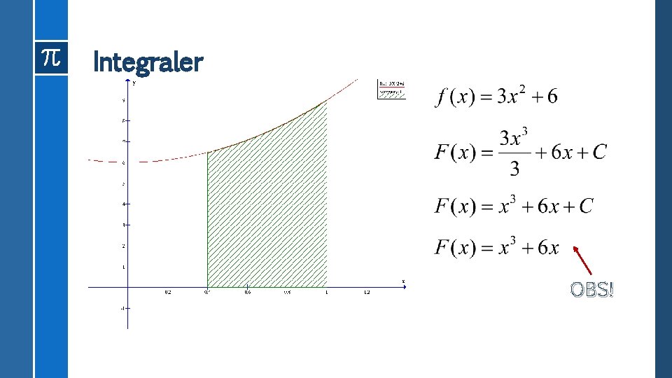 Integraler OBS! 