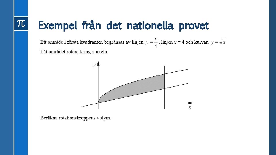 Exempel från det nationella provet 