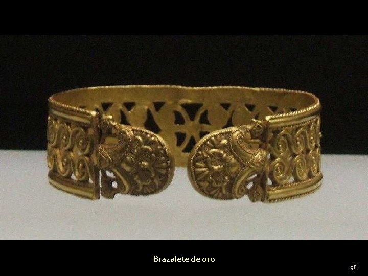 Brazalete de oro 98 