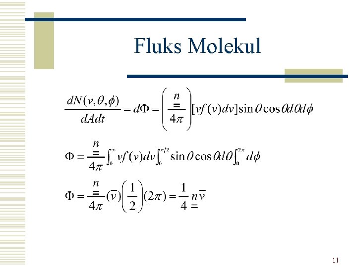 Fluks Molekul 11 