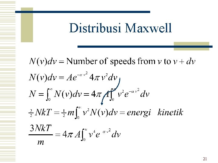 Distribusi Maxwell 21 