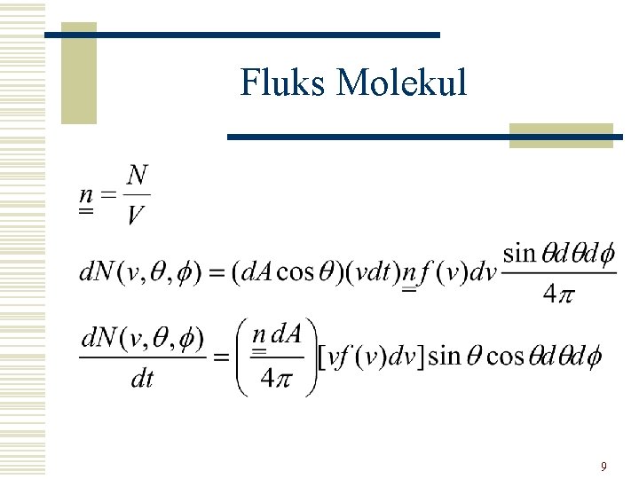 Fluks Molekul 9 