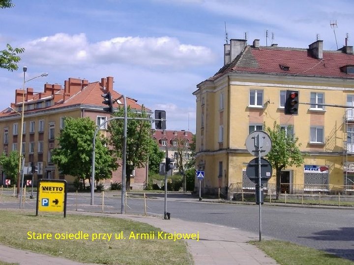 Stare osiedle przy ul. Armii Krajowej 