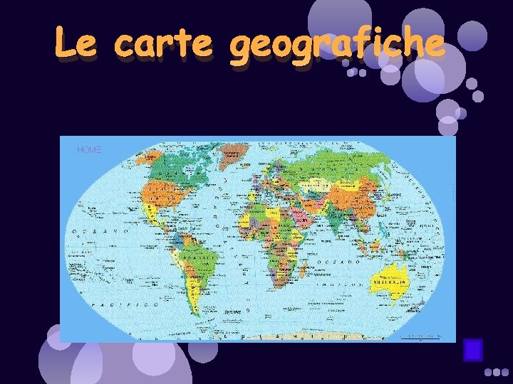 Le carte geografiche 