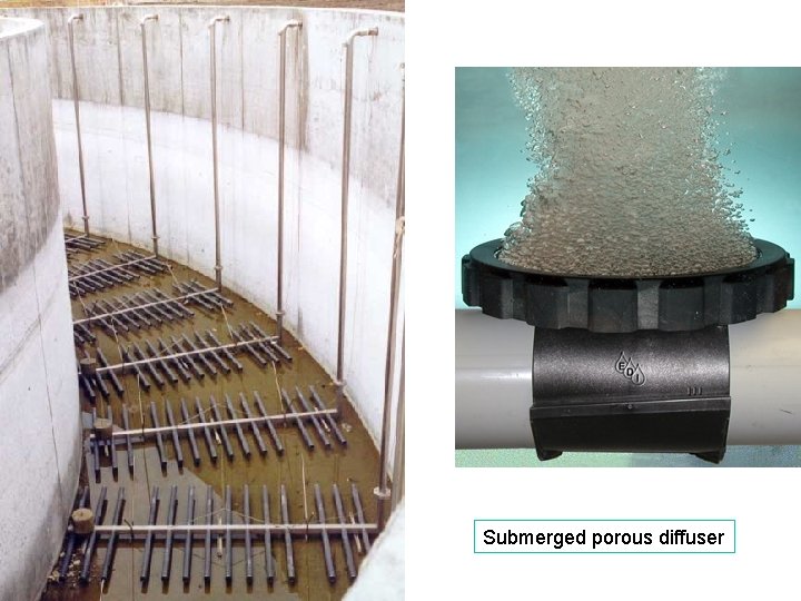 Submerged porous diffuser 