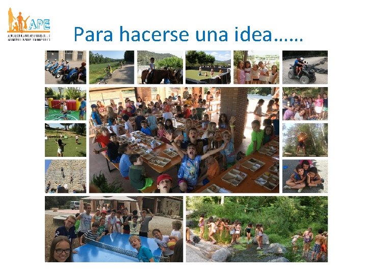 Para hacerse una idea…… Para hacerse una idea……