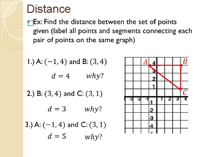 Distance � 