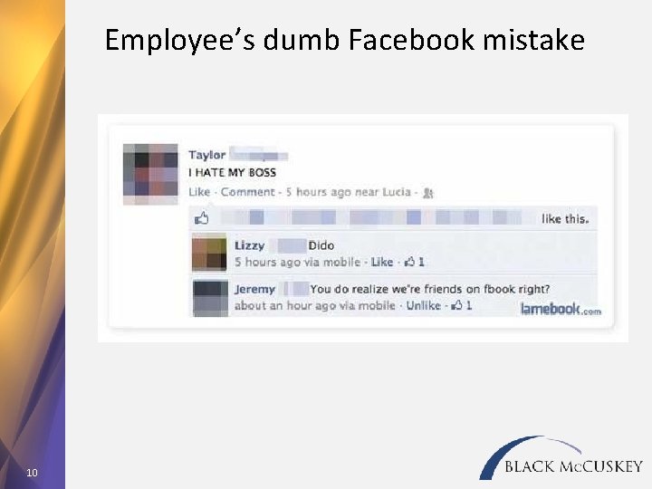 Employee’s dumb Facebook mistake 10 