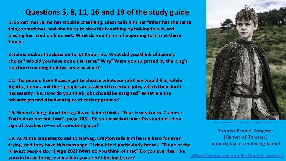 Questions 5, 8, 11, 16 and 19 of the study guide 5. Sometimes Jaime Questions 5, 8, 11, 16 and 19 of the study guide 5. Sometimes Jaime