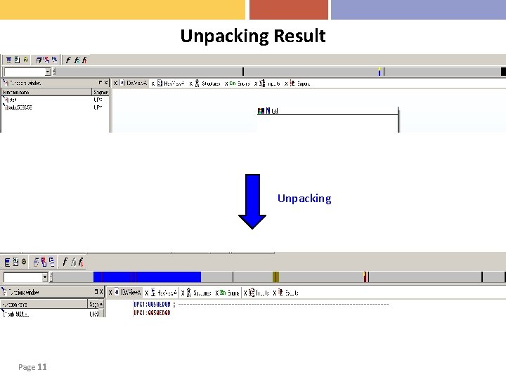 Unpacking Result Unpacking Page 11 