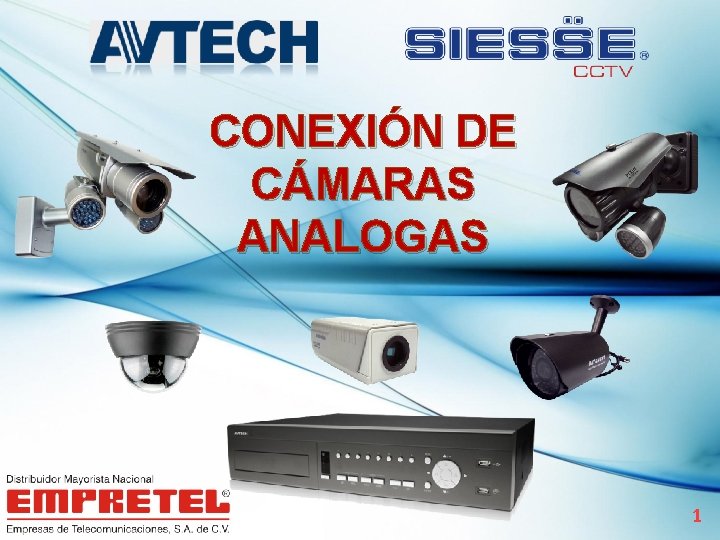 CONEXIÓN DE CÁMARAS ANALOGAS 1 