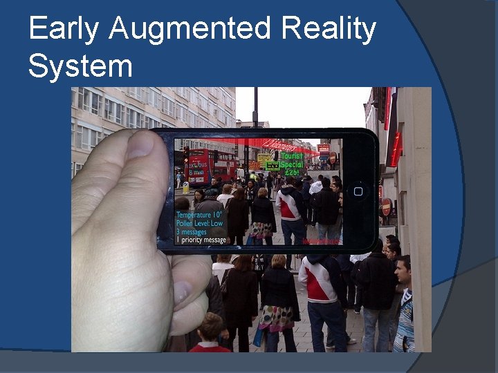 Early Augmented Reality System 