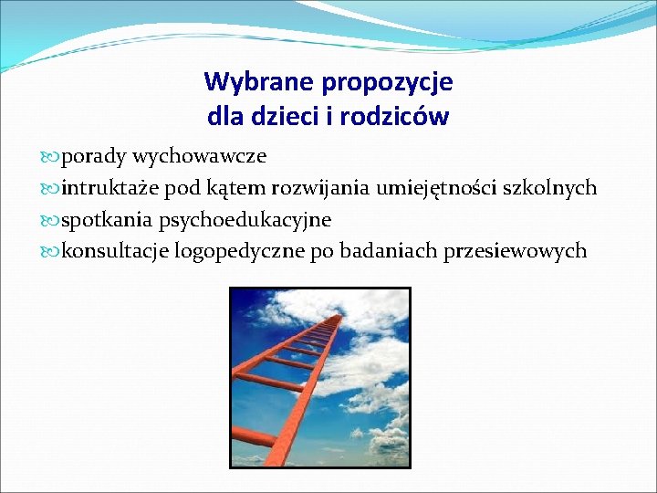 Wybrane propozycje dla dzieci i rodziców porady wychowawcze intruktaże pod kątem rozwijania umiejętności szkolnych