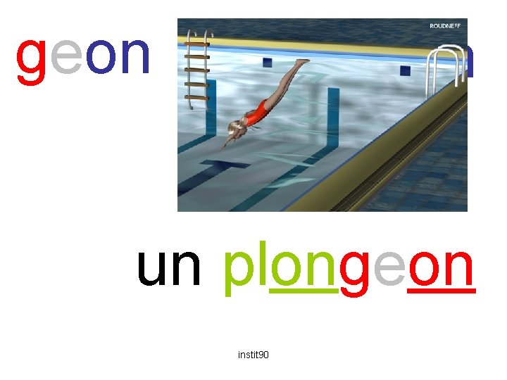 geon plongeon un plongeon instit 90 