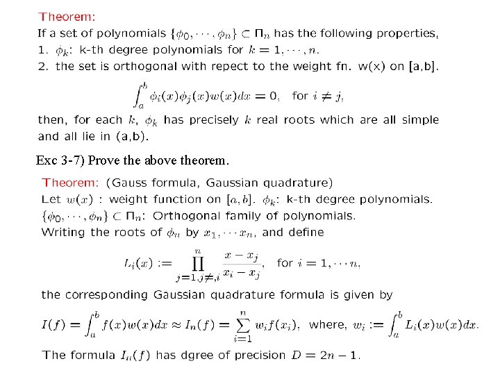 Exc 3 -7) Prove the above theorem. 