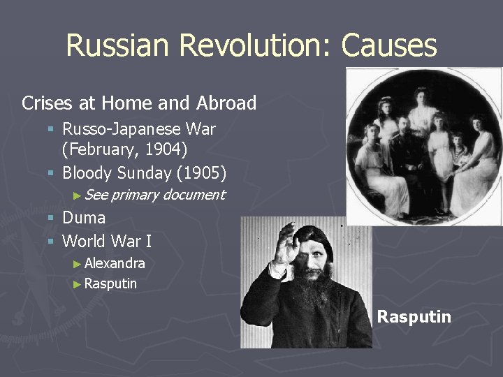 Russian Revolution: Causes Crises at Home and Abroad § Russo-Japanese War (February, 1904) §