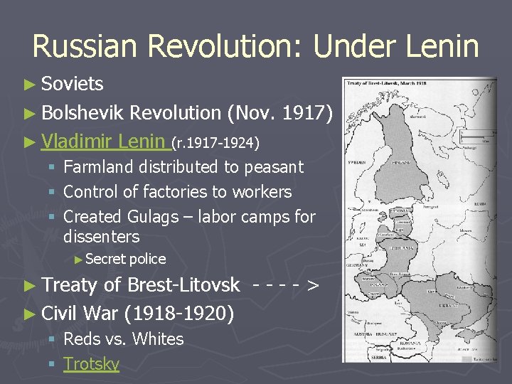 Russian Revolution: Under Lenin ► Soviets ► Bolshevik Revolution (Nov. 1917) ► Vladimir Lenin