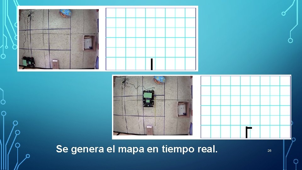 Se genera el mapa en tiempo real. 26 Se genera el mapa en tiempo real. 26