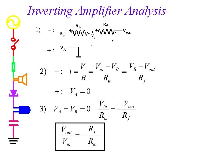 Inverting Amplifier Analysis 