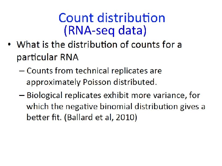 (RNA-seq data) 