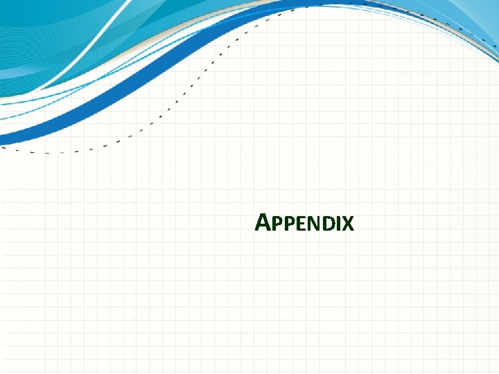 APPENDIX 