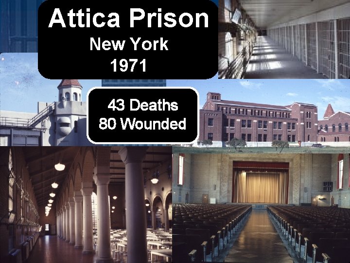 Attica Prison New York 1971 43 Deaths 80 Wounded Attica Prison New York 1971 43 Deaths 80 Wounded