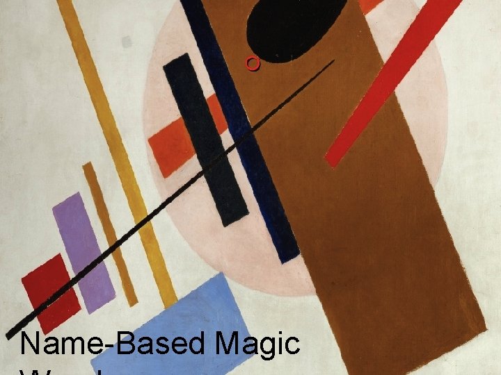 Name-Based Magic Name-Based Magic