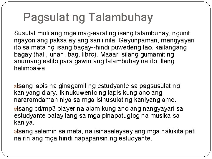 3 Paraan Ng Pagsulat Ng Talambuhay