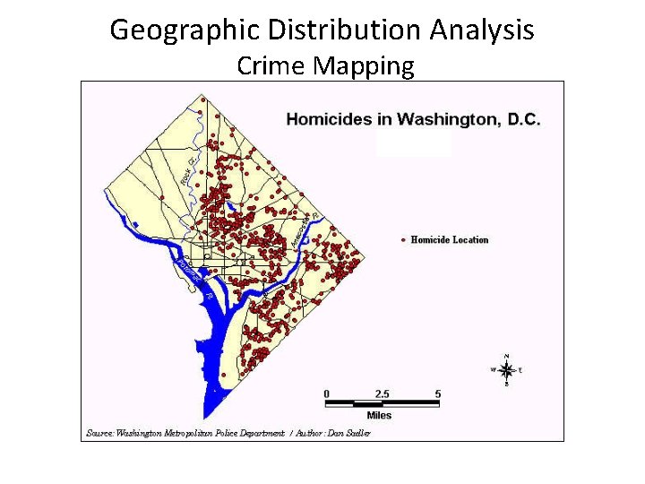 Geographic Distribution Analysis Crime Mapping 