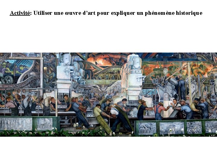 Activité: Utiliser une œuvre d’art pour expliquer un phénomène historique 