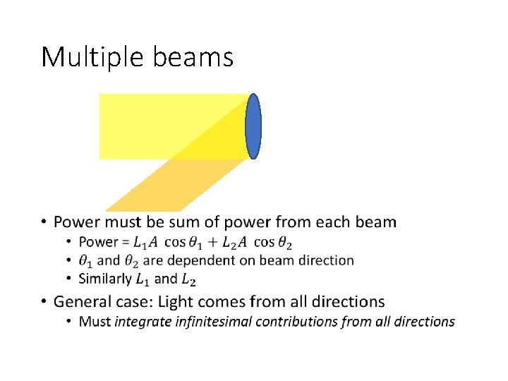 Multiple beams • 