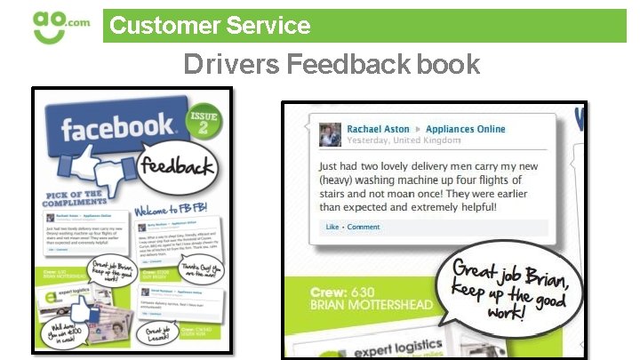 Customer Service Drivers Feedback book 