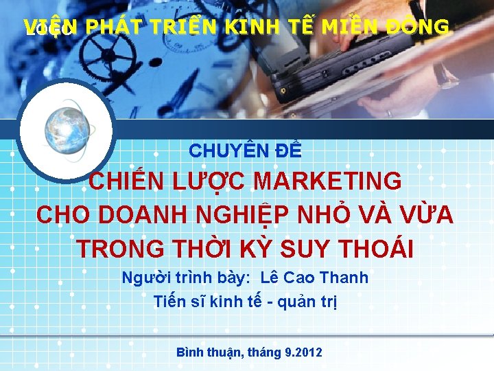 VIỆN LOGO PHÁT TRIỂN KINH TẾ MIỀN ĐÔNG CHUYÊN ĐỂ CHIẾN LƯỢC MARKETING CHO