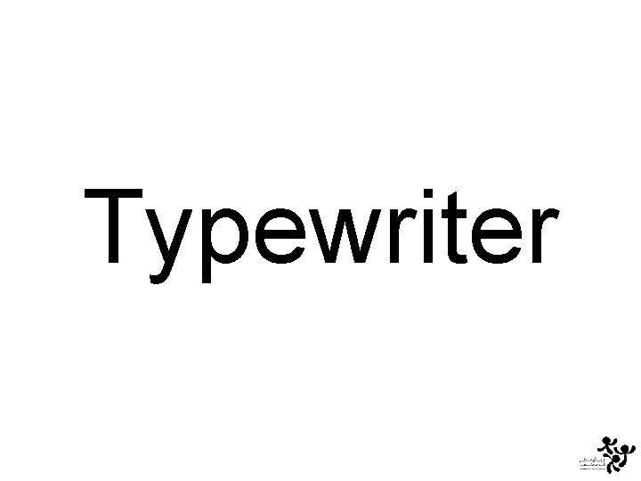 Typewriter 