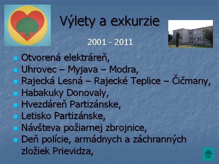 Výlety a exkurzie 2001 - 2011 n n n n Otvorená elektráreň, Uhrovec – Výlety a exkurzie 2001 - 2011 n n n n Otvorená elektráreň, Uhrovec –