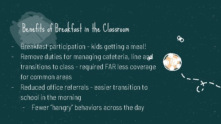 Benefits of Breakfast in the Classroom - Breakfast participation - kids getting a meal!