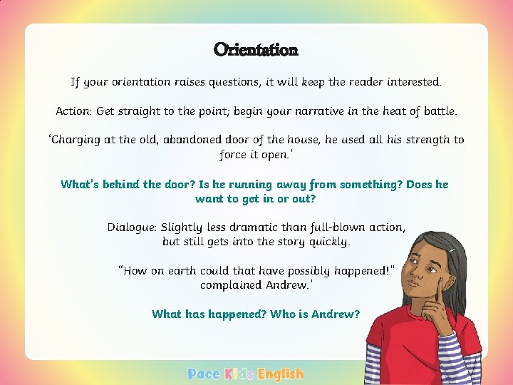 Narrative Writing Learning Objective Aim To understand the