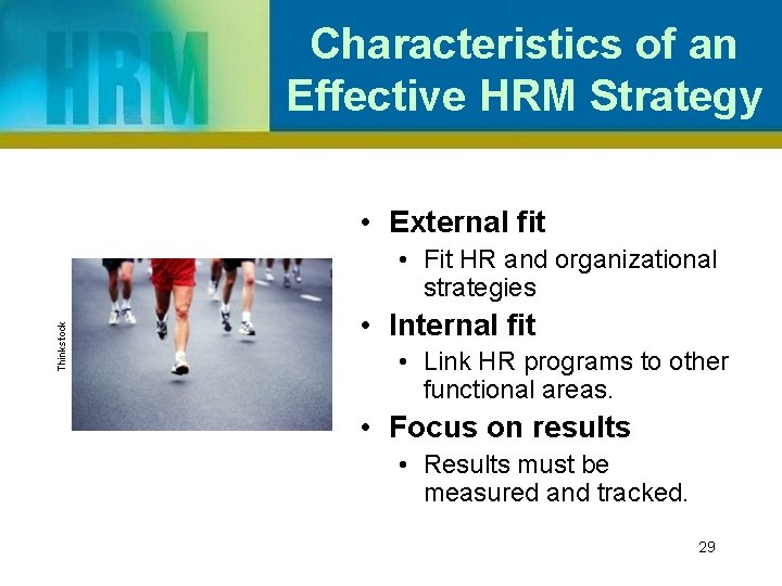 Characteristics of an Effective HRM Strategy • External fit Thinkstock • Fit HR and