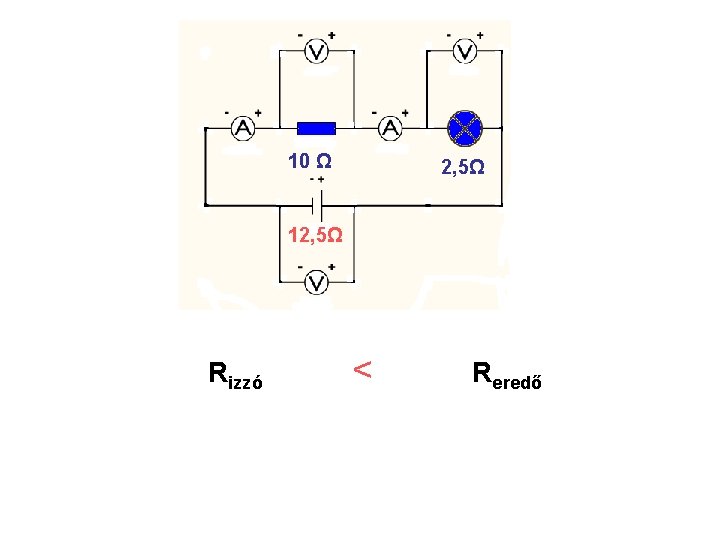 10 Ω 2, 5Ω 12, 5Ω Rizzó < Reredő 