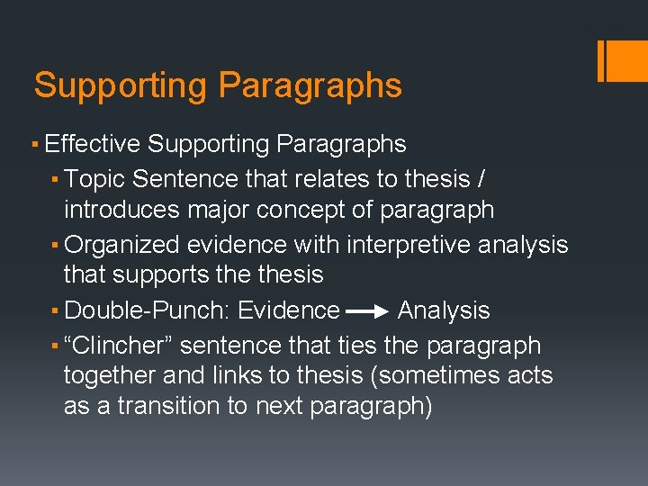 APUSH Habits of Mind Integrating historical thinking skills