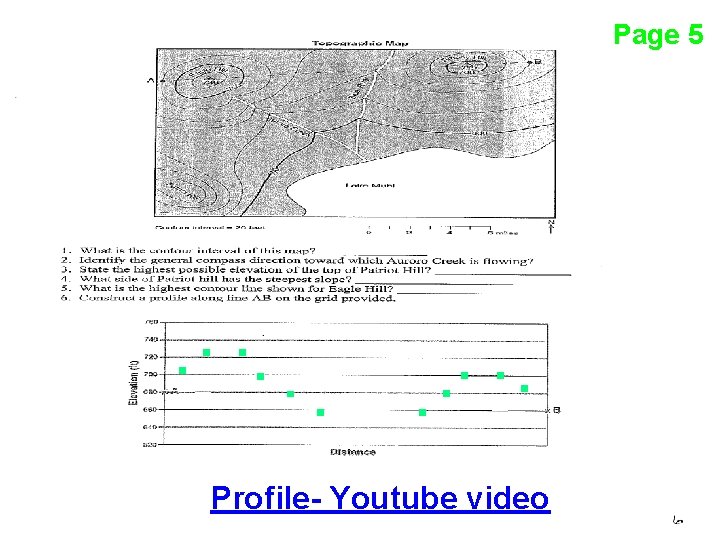 Page 5 . . . Profile- Youtube video 