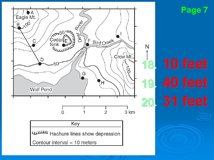 Page 7 10 feet 19. 40 feet 20. 31 feet 18. 