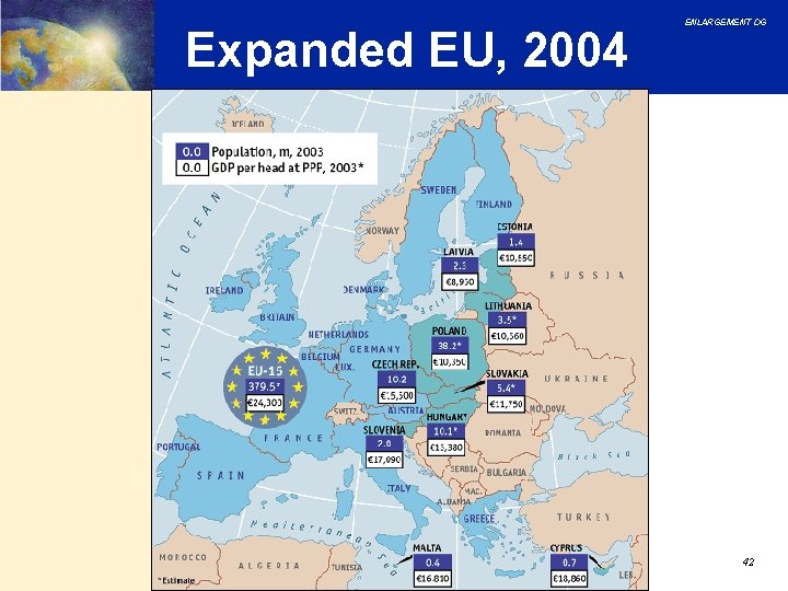 Expanded EU, 2004 ENLARGEMENT DG 42 Expanded EU, 2004 ENLARGEMENT DG 42