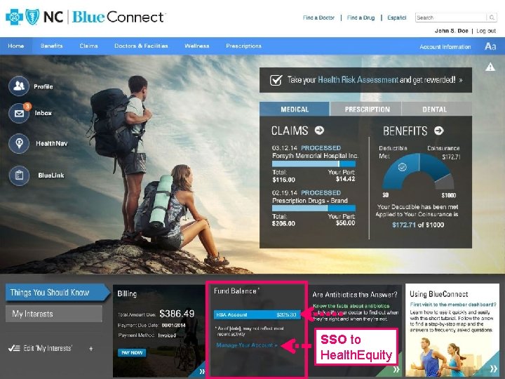 Health Savings Accounts SSO to Health. Equity 