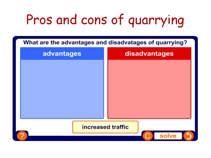 Pros and cons of quarrying 