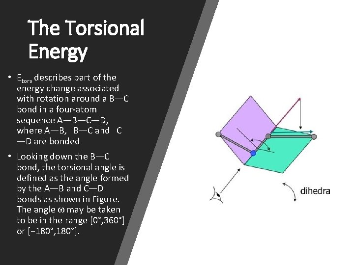 The Torsional Energy • Etors describes part of the energy change associated with rotation