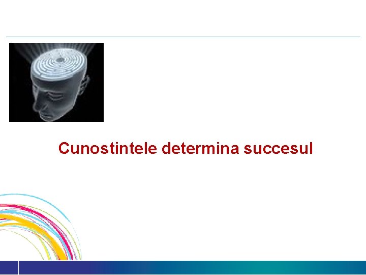 Cunostintele determina succesul 
