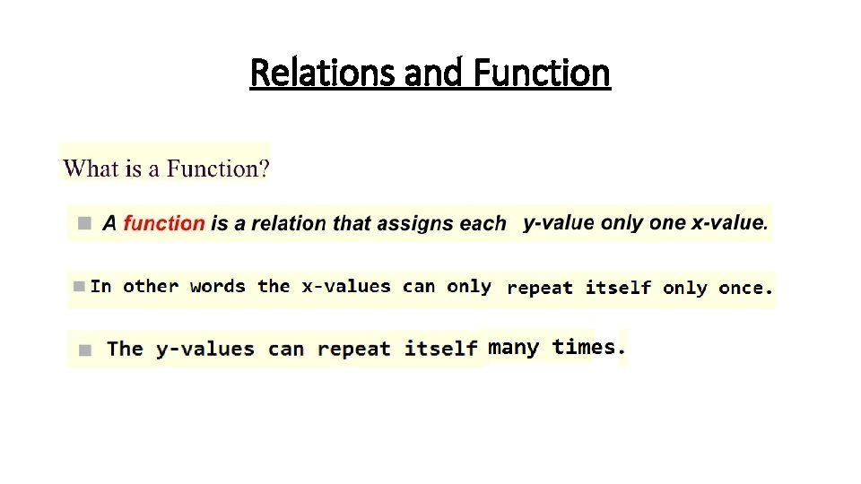 Relations and Function 