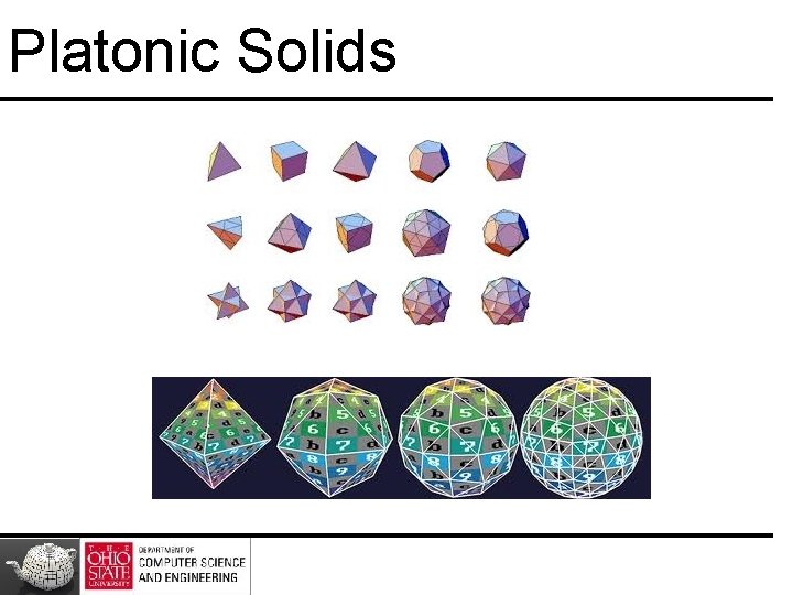 Platonic Solids Platonic Solids