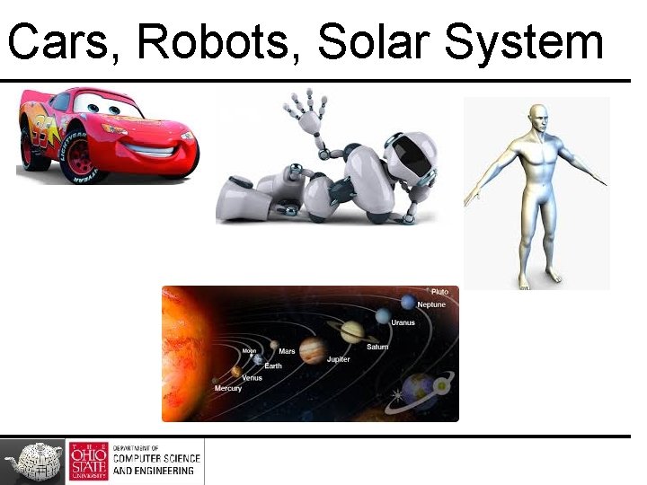 Cars, Robots, Solar System Cars, Robots, Solar System